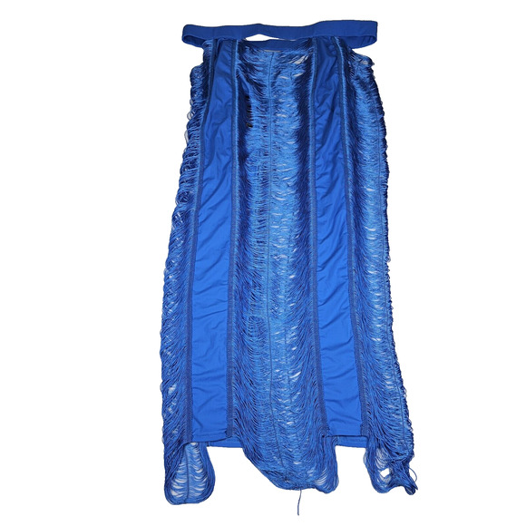 Pretty Little Thing Fringed Maxi Skirt Coverup Bikini Set Plus Size 22 Vacation - Picture 4 of 16